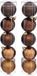 Atmosphera Boules de Noël - 10 pièces - Bronze - Plastique - 5 cm