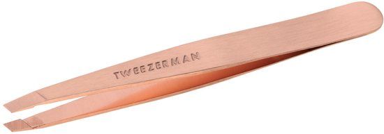Tweezerman Rose Gold Slant Tweezer - Pincet