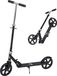 Vélo d'équilibre enfant - Trottinette - Pliable - Guidon réglable - 2 roues - Aluminium - 88x37x100 cm - Convient aux enfants de 7-14 ans - Noir