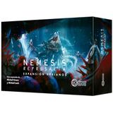 Awaken Realms Nemesis: Xyriaanse represalie, uitbreiding met 3 miniaturen Alien roofdieren, nieuwe derde pagina in conflict vanaf 14 jaar, 1 tot 5 spelers, 120 minuten, Spaans