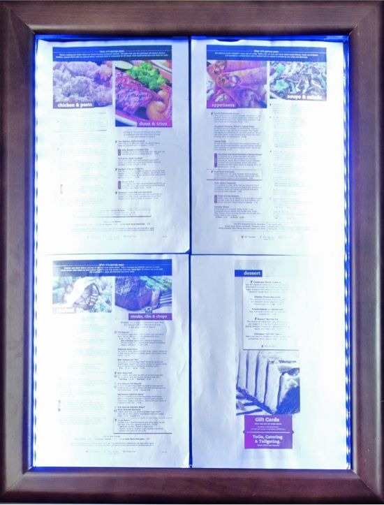Securit LED INFODISP CLASSIC 4XA4 D BR