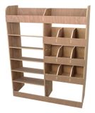Monster Racking 25473 Multiplex Houten Plank- en Rekkenkast Naturel Hout