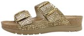 Rohde Catiolica Damenschuhe Pantoletten Gold Freizeit