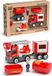 Efko ECO MultiGO Set de pompiers – Figurines de jeu de pompiers avec voitures