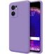 Zachte Oppo Zachte vloeibare siliconen beschermhoes voor Oppo Find X5 Lite, paars