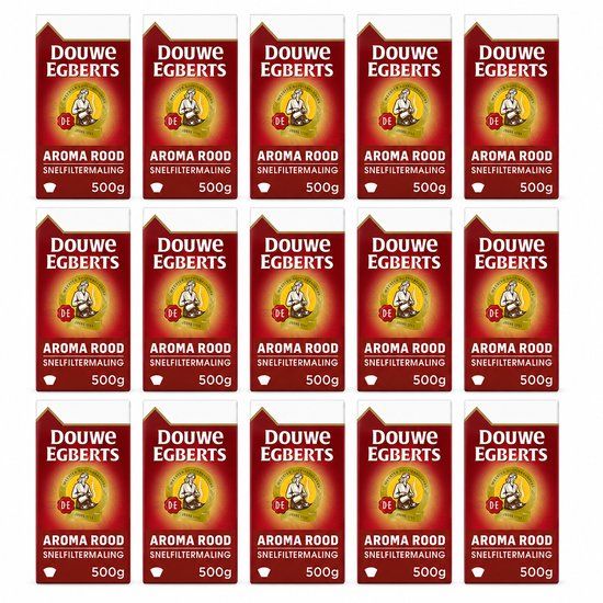 Douwe Egberts Aroma Rood filterkoffie - 15 x 500 gram