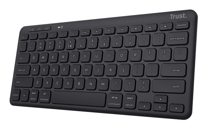 Trust Lyra - Draadloos Toetsenbord - QWERTY US - Zwart