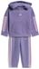 Adidas Essentials 3 Stripes Fleece Joggers Set Violet 3-4 Ans Enfants
