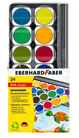 Eberhard Faber 578324 - verf op waterbasis - transparant