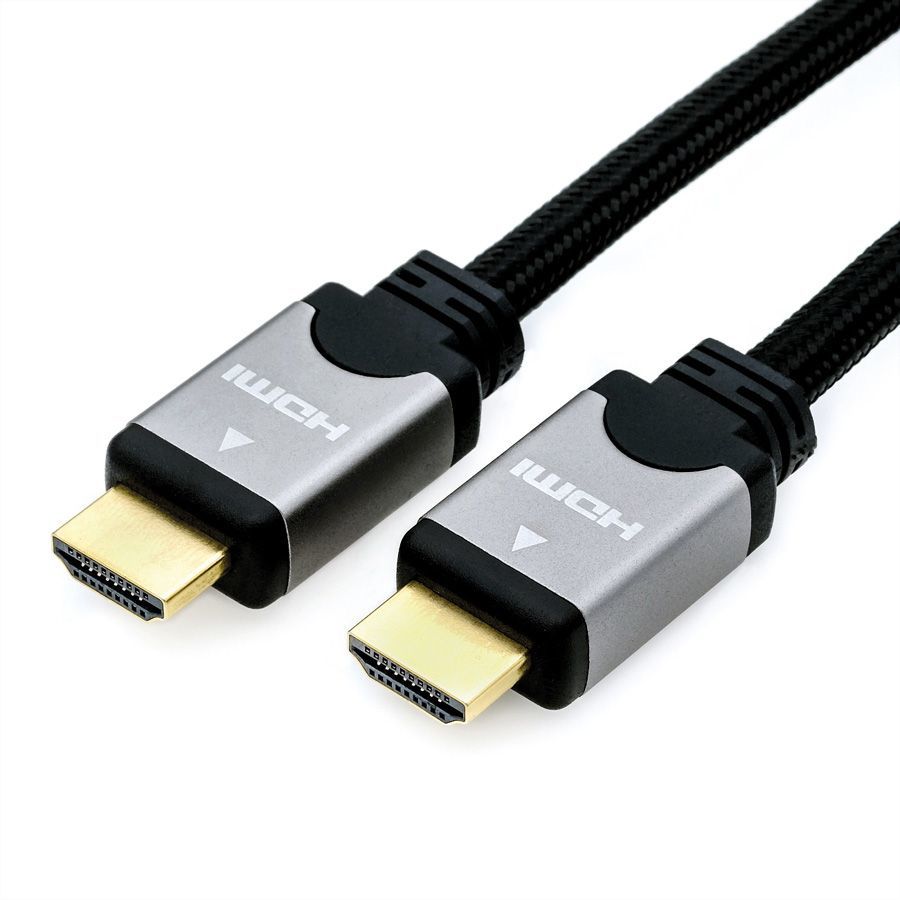 ROLINE HDMI Kabel - 7.5m - Zwart/Zilver