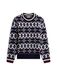 Tommy Hilfiger Trui navy / grenadine / wit