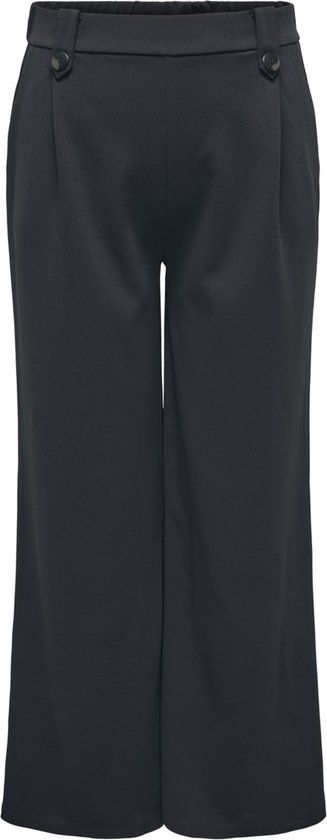 ONLY CARMAKOMA CARSANIA Button Pant Women's Trousers - Black - Size L X L32