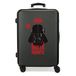 Star Wars Characters Kinderkoffer, stijf, ABS, combinatieslot aan de zijkant, 4 dubbele wielen, handbagage, Darth Vader, 46 x 65 x 23 cm (l x b x h), Middelgrote koffer