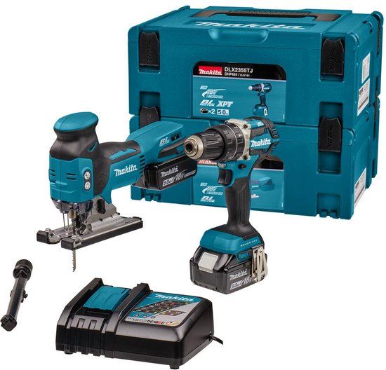 Makita DLX2355TJ LXT 18 V Li-ion accu combiset (2x 5,0Ah accu) in Mbox