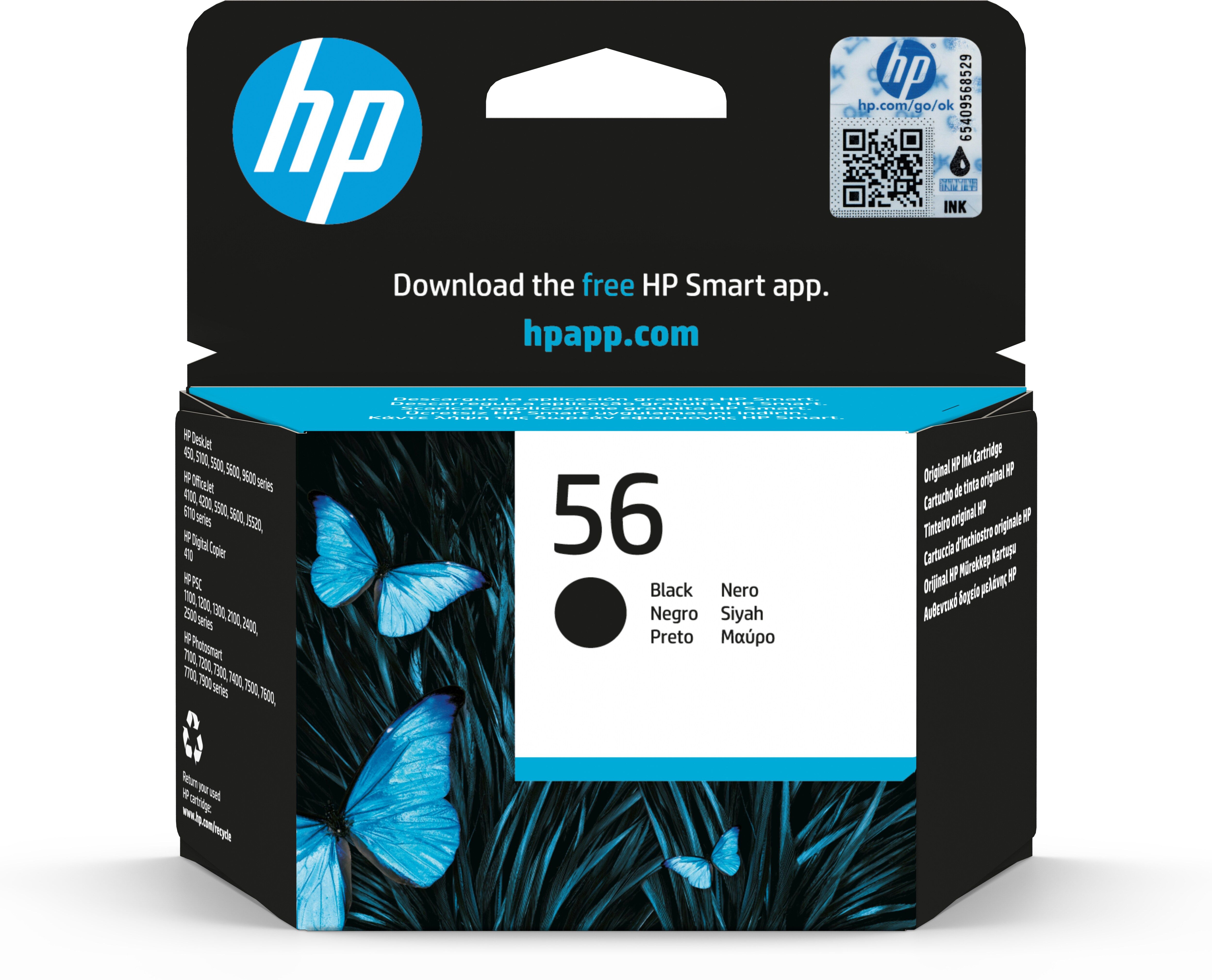 HP 56 Original Black Ink Cartridge