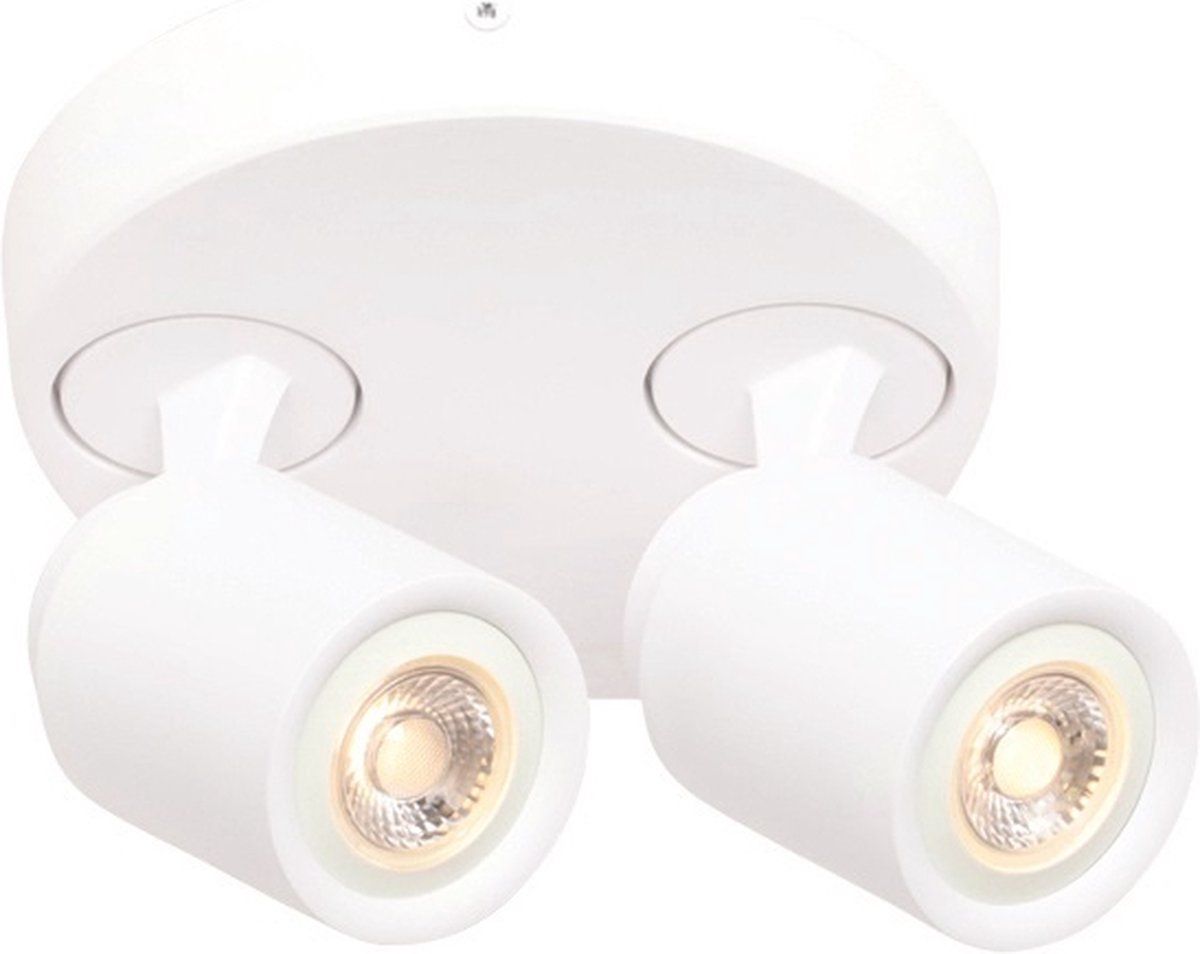 Freelight Spot Razza Wit 2 lichts GU10 - Wit - Metaal - 2023