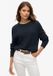 Superdry - Slouchy Kabeltrui - Dames - Blauw