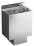 Sawo Nordex NRN-80NS-Z-C Poêle de sauna 8,0 kW – poêle de sauna électrique pour boîtier de commande séparé – 7–13 m³, montage mural, Acier inoxydable