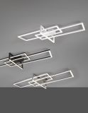 TRIO Plafondlamp Salinas Nikkel mat