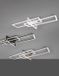 TRIO Plafondlamp Salinas Nikkel mat