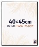 Dutch Frame Factory Fotolijst 40x45 cm - Kunststof - Zwart Mat - Easy