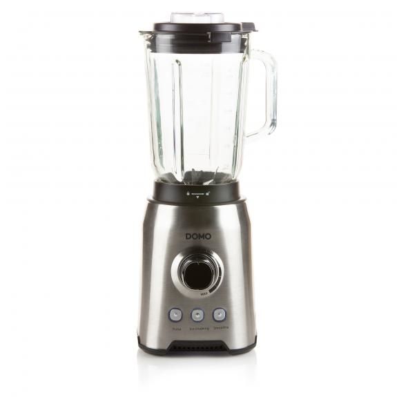Domo DO710BL Blender - 1.5L - 1000W - Black, Stainless Steel, Transparent