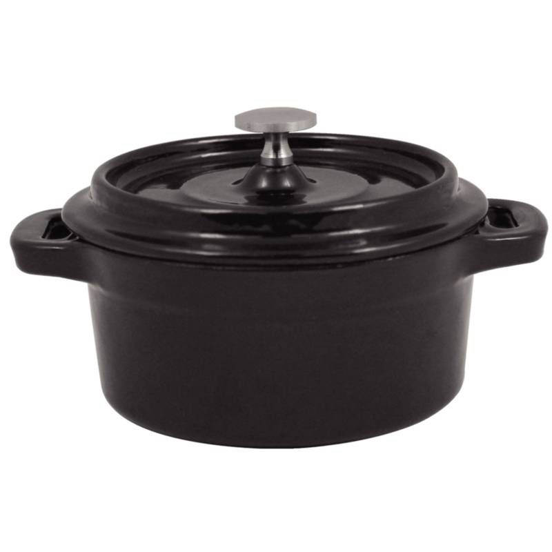 Vogue Gietijzeren Mini Braadpan Zwart Ø 9.3 cm