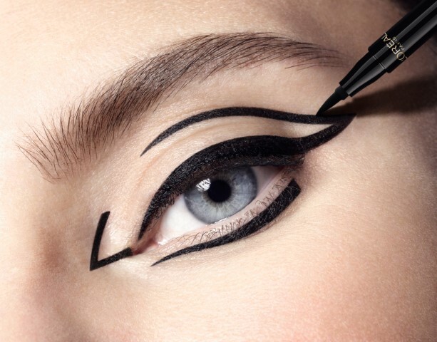 L'Oréal Make-Up Designer Superliner Tattoo Signature - 01 Black - Zwart - Liquid Eyeliner