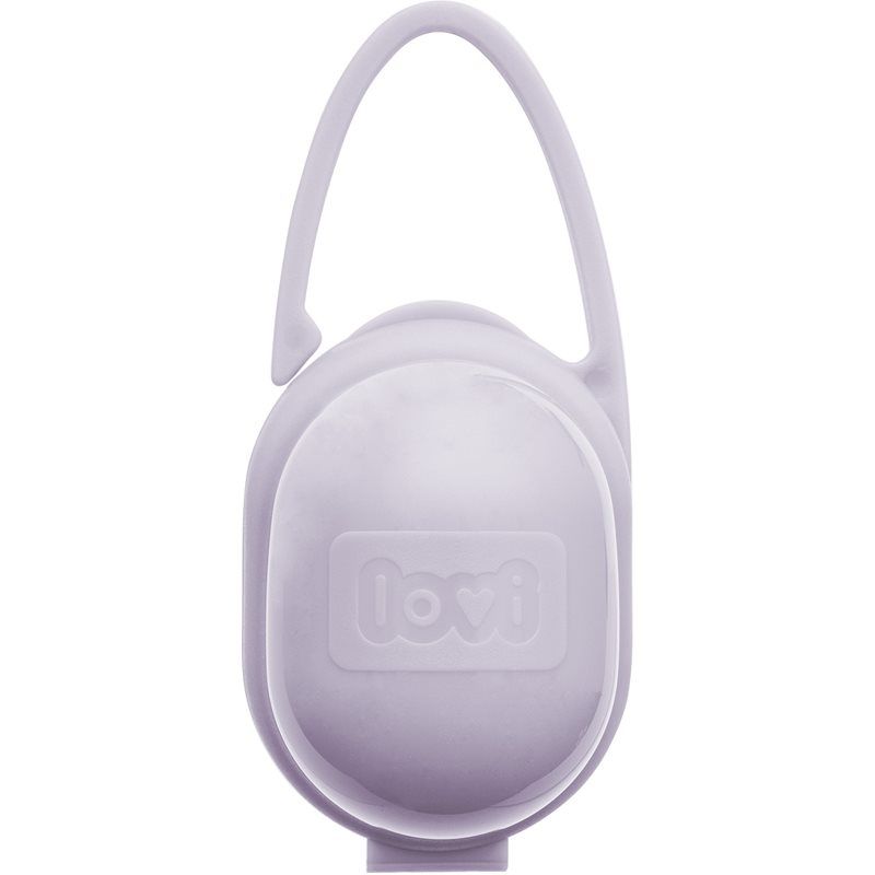 LOVI Dummy Case Rose, 0 maanden+, Twee praktische handvatten, Universeel, Makkelijk wasbaar, BPA-vrij, Roze