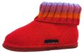 Haflinger Paul Pantoufles pour filles, rouge