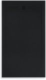 Aloni Veroni Elite Flat Composietsteen Douchebak Zwart 120x90x3cm
