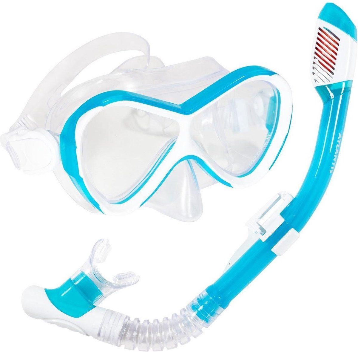 Atlantis Abaco Snorkelset - Kinderen - Wit/Turquoise - 2021 Model