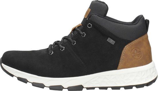 Rieker Veterboots Zwart Leer Maat 43