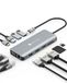 NOVOO USB C Hub met 2 HDMI, 11 poorten Type C Docking Station voor Laptop, RJ45 Gigabit Ethernet, 2 USB 3.0, 2 USB 2.0, VGA, Type C 100W PD, SD/TF kaarten voor MacBook Pro/Air