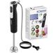 Bomann® 800 Watt staafmixer met turbofunctie, Staafmixer met roestvrijstalen mes, 12 snelheden, voor babyvoeding, soep, smoothies, puree en sauzen, Elektrische staafmixer, SM 6082 CB