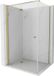 Mexen Mist-F porte pliante cabine de douche gauche 100 x 90 cm, transparent, or