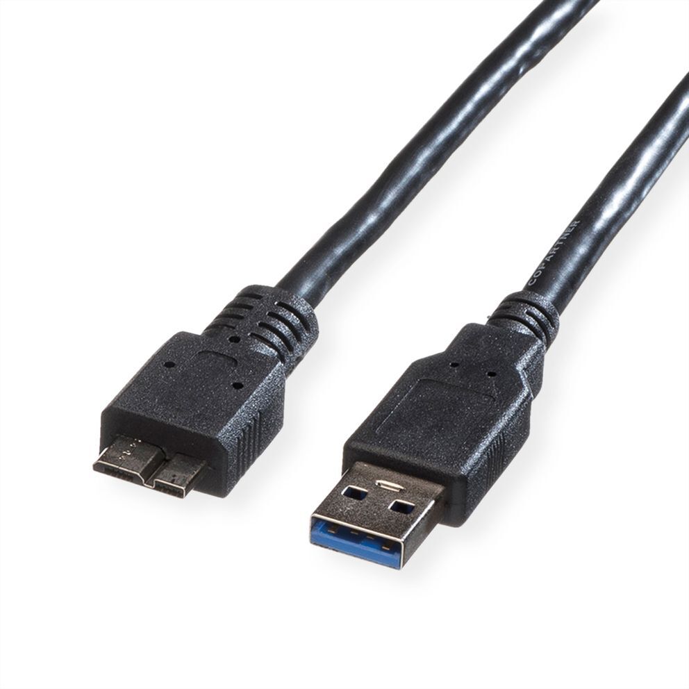 ROLINE USB 3.0 kabel, type, A M - Micro B M 3,0m