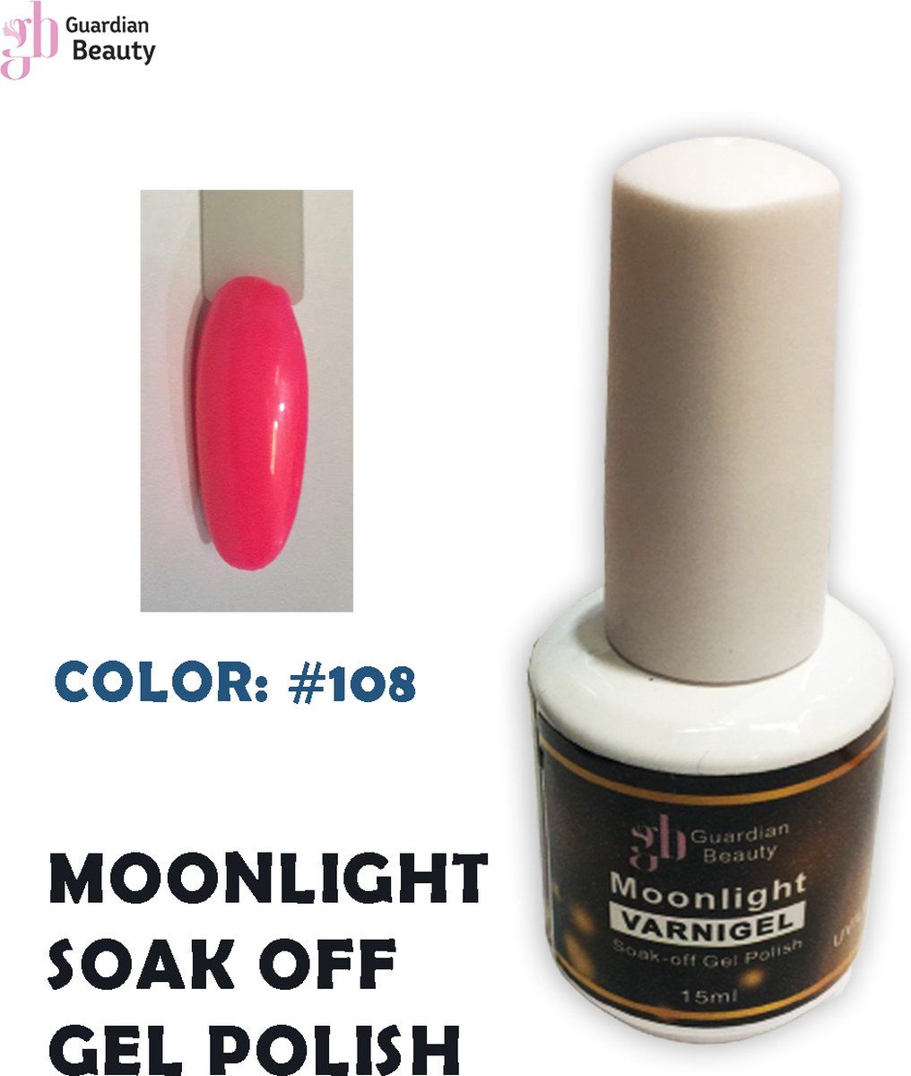 Guardian Beauty Moonlight Soak Off Gel Polish #108 | 8720211918131