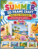Summer 3D Frame Craft Activity Book for Kids
