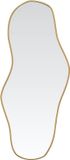 vidaXL Wandspiegel 70x30 cm Goudkleurig