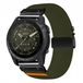 By Qubix - Geschikt voor Garmin bandje - 26mm Quickfit - Nylon bandje met parachute sluiting - Donkergroen - Geschikt voor Garmin Epix Pro Gen 2 (51mm) / Quatix 7X / 6X & Tactix 7 (pro)