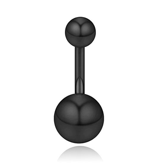 LGT JWLS Navelpiercing - All Black Matte