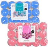 Atmosphera Acorde Theelichtjes - 60 stuks - 30x Ocean & 30x Orchidee - Geurkaarsen