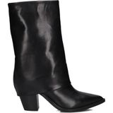 Lina Locchi Hoge Laarzen Dames Aw409, Maat: 36, Materiaal: Leer, Kleur: Zwart
