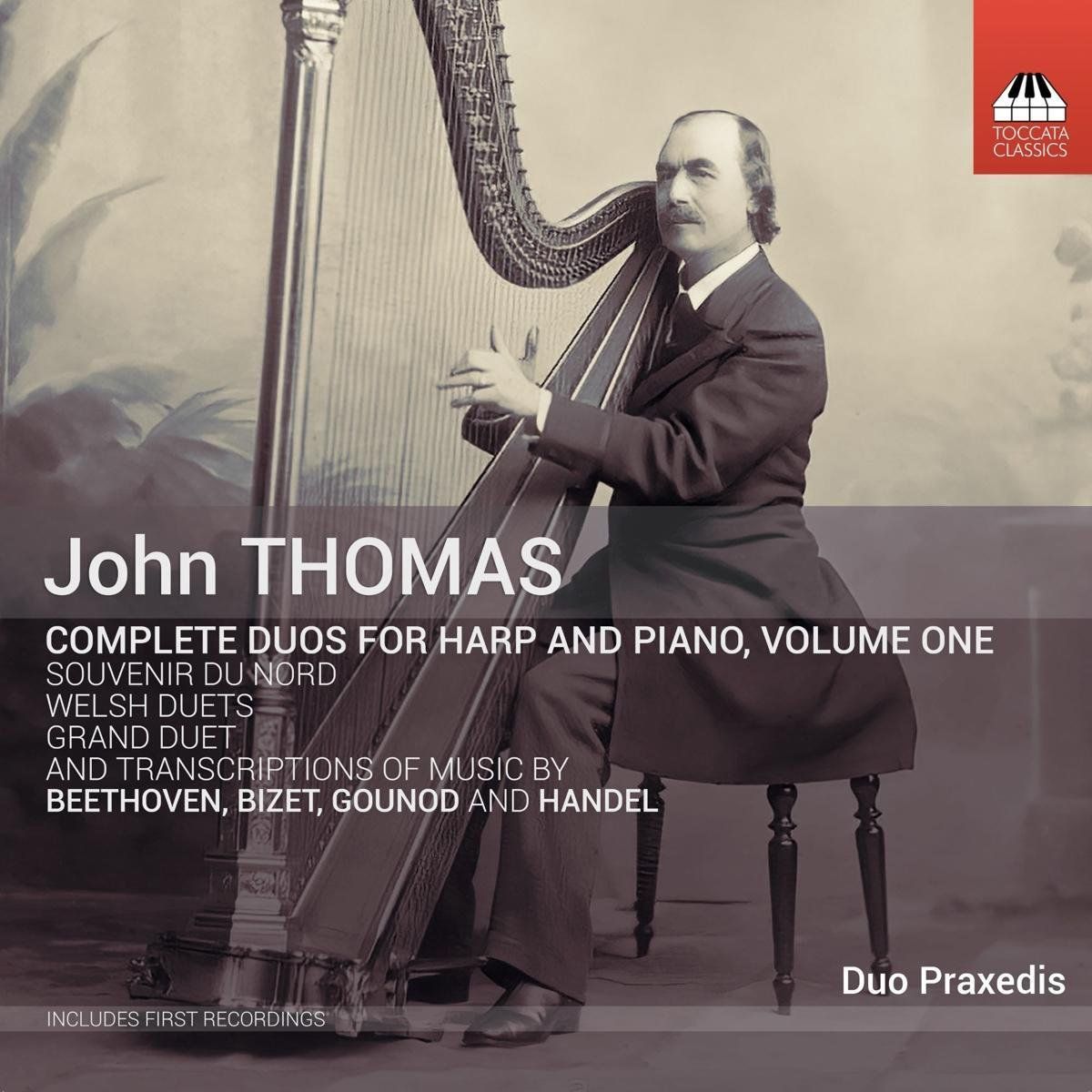 OUTHERE John Thomas: Complete Duos For Harp And Piano. Volume 1 - Muziek - 5060113445612