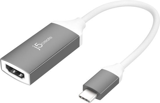 j5create JCA153G-N USB-C naar 4K HDMI Adapter