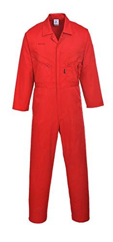 Portwest Liverpool-Rits Overall C813 - Rood - XXL