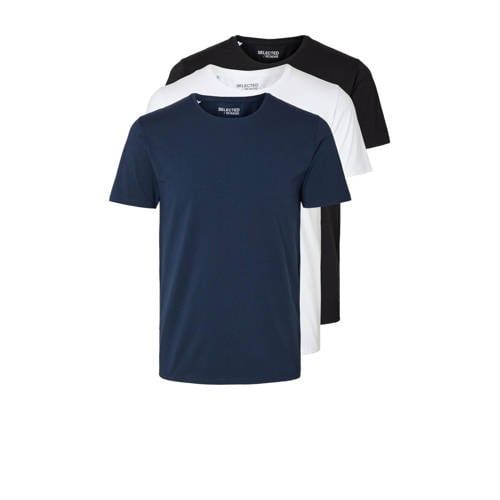 SELECTED HOMME T-shirt SLHROLAND - (set van 3)
