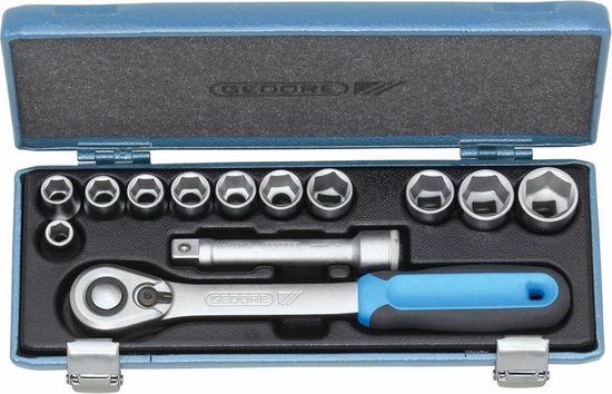 Gedore 2545810 Dopsleutelset Metrisch 1/2 (12.5 mm) 13-delig