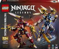LEGO NINJAGO Le set de construction des deux méchas géants pour enfants avec figurines d'action 71870
